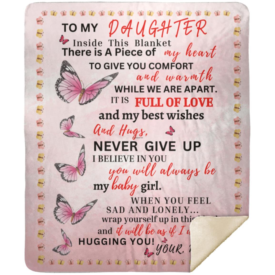 DAUGHTER MOM BUTTRFLY Blanket