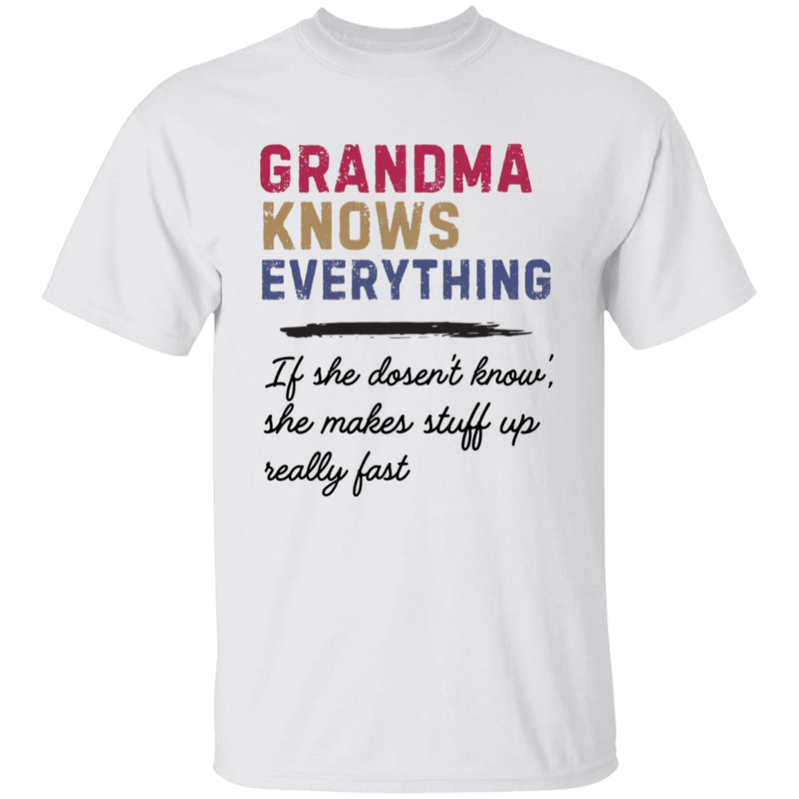 GRANDMA Knows everything tee