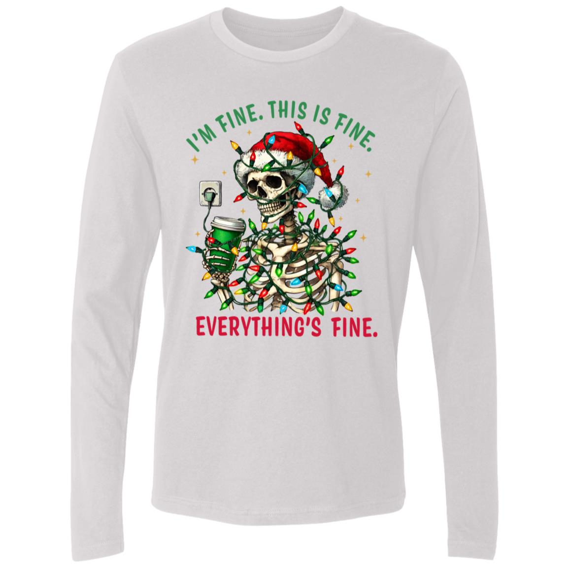 Skeleton Everything's fine t-Shirt