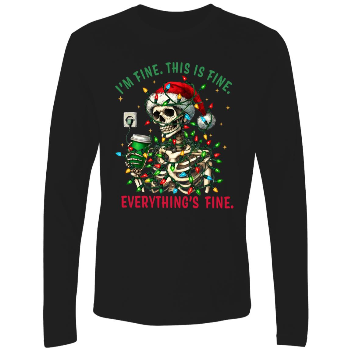 Skeleton Everything's fine t-Shirt