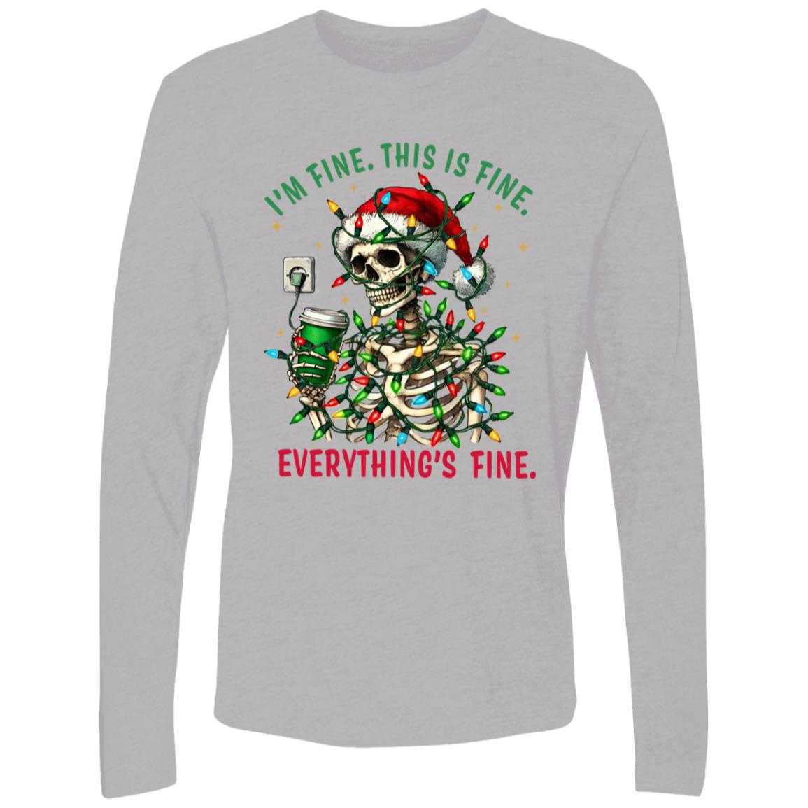 Skeleton Everything's fine t-Shirt