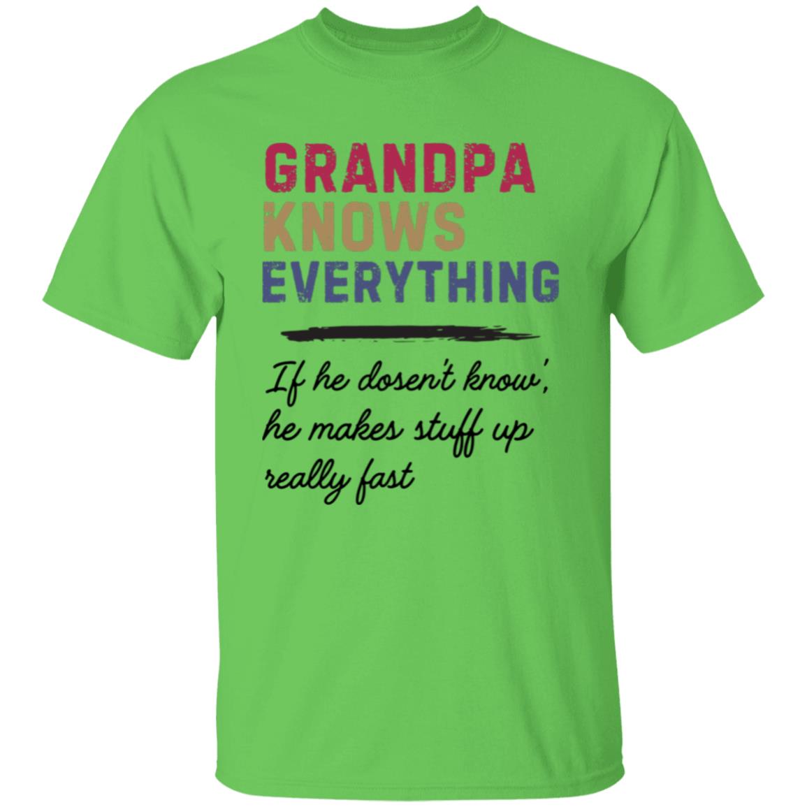 GRANDPA Knows everything tee