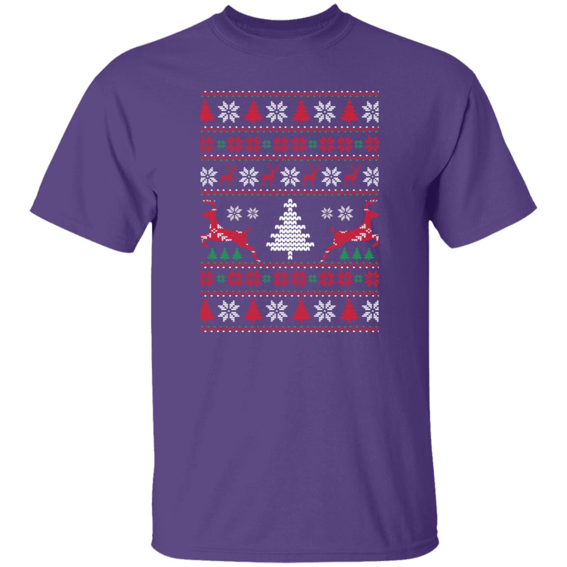 Deer's Christmas Tree Ugly T-Shirt