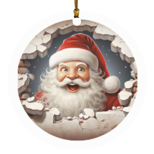 Santa it's Me 3d Ornament