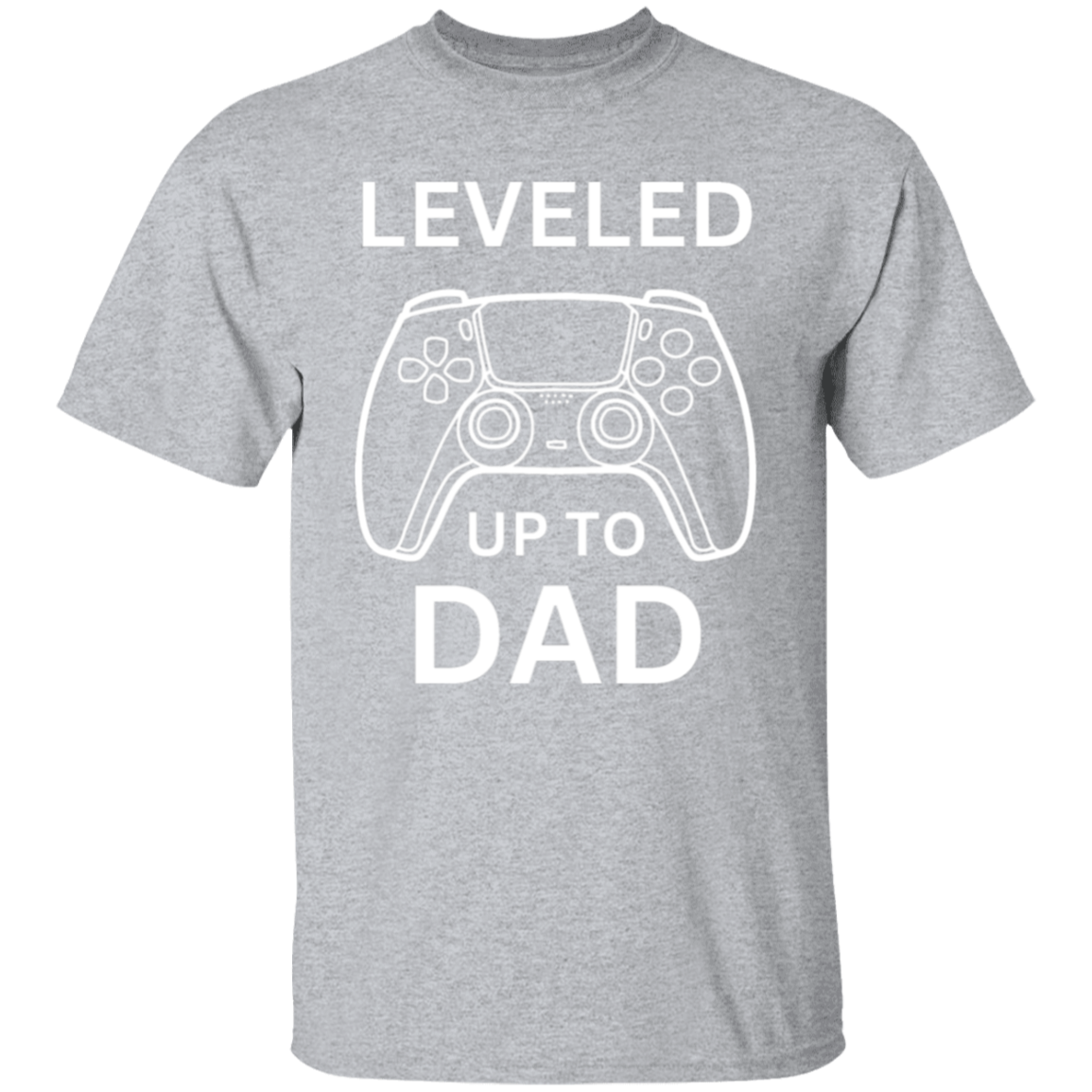 LEVELED UP DAD Gamer Tee