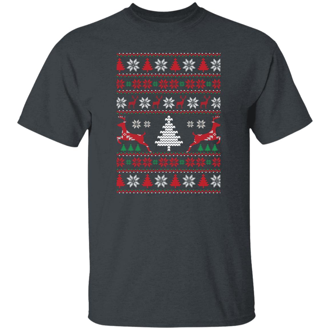 Deer's Christmas Tree Ugly T-Shirt