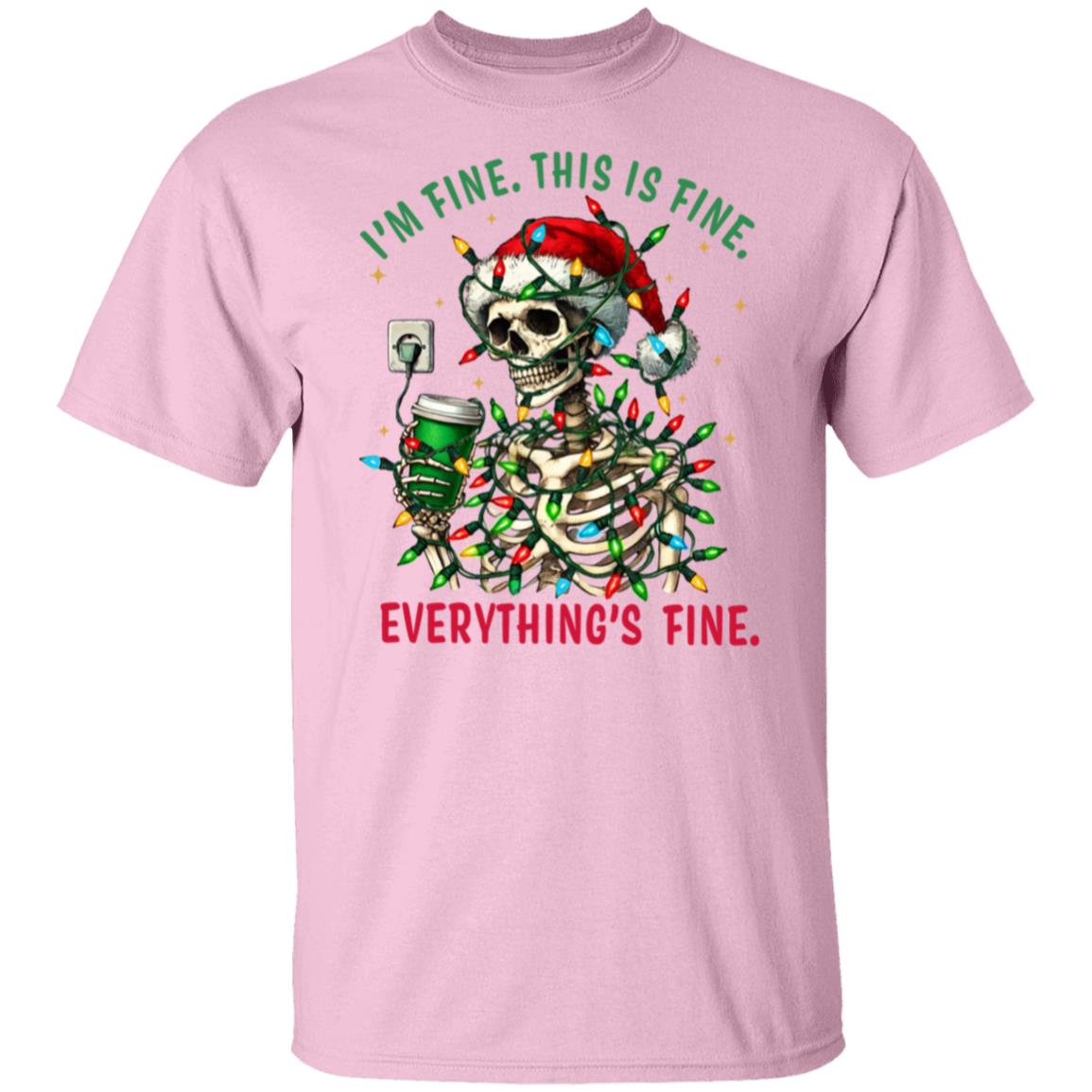 Skeleton Everything's fine t-Shirt