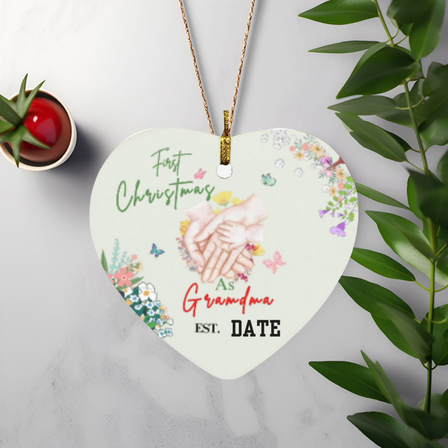 Personalized First Christmas Grandma