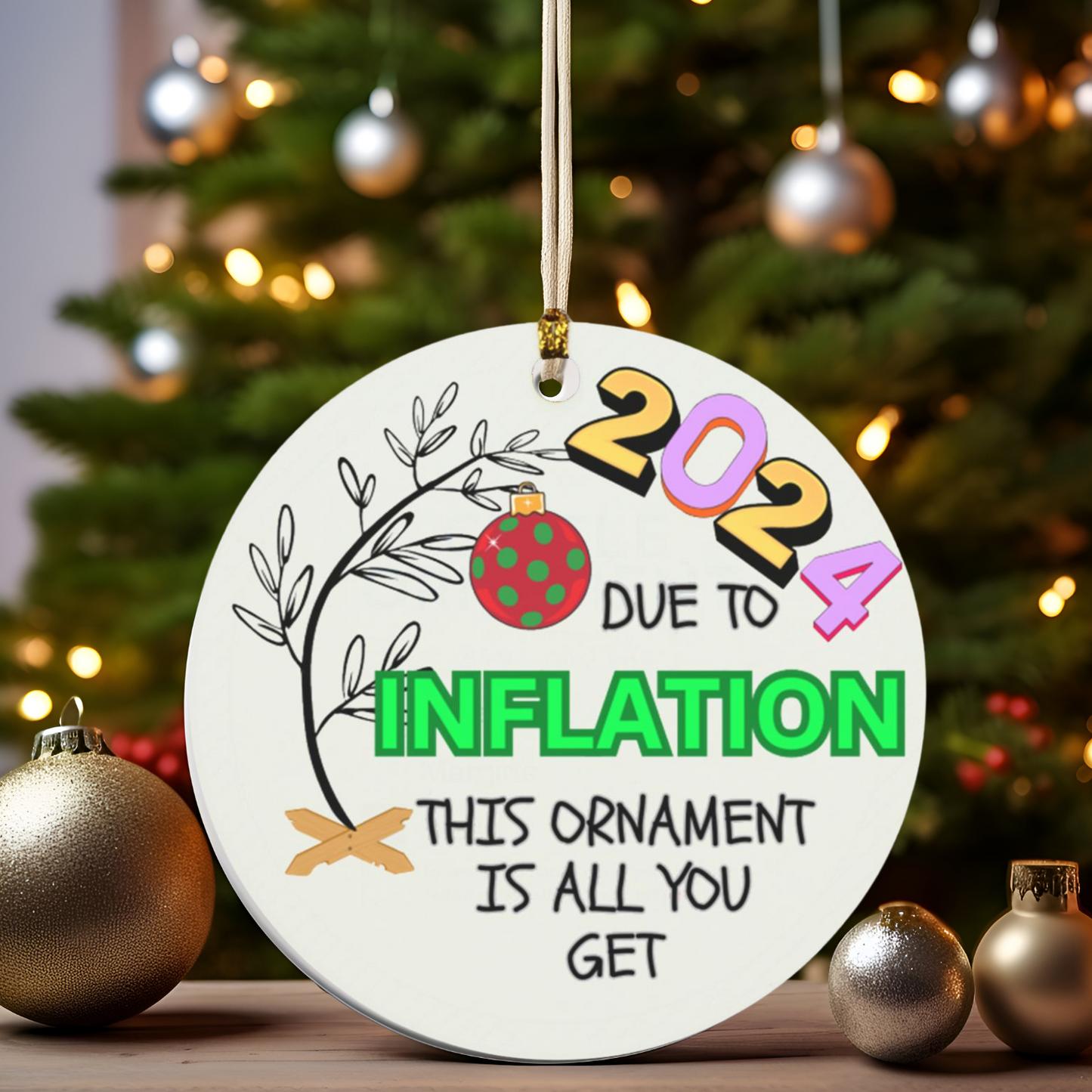 Inflation ornament 2024