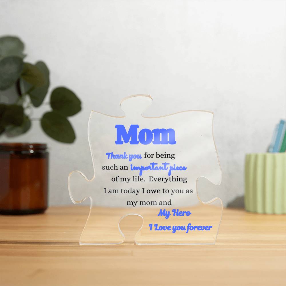 Mom Acrylic Plaque