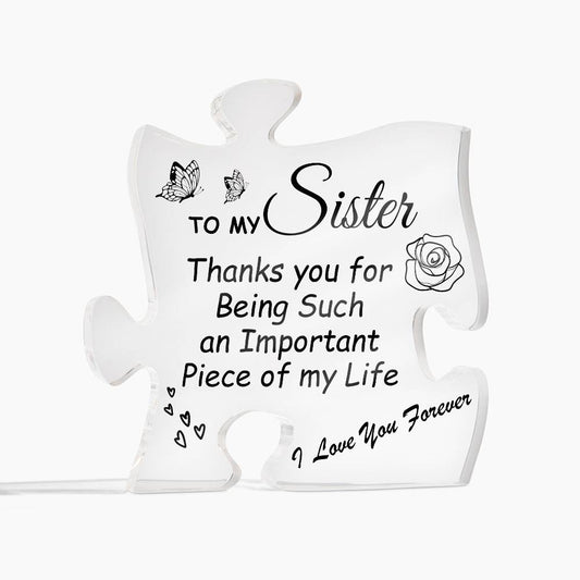 Sister Acrylic Plaque