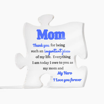 Mom Acrylic Plaque