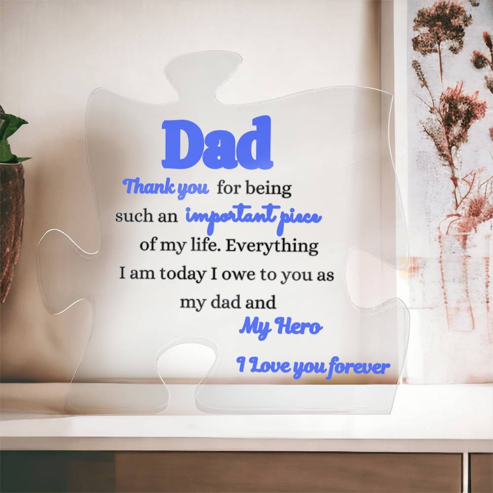 Dad Acrylic Plaque