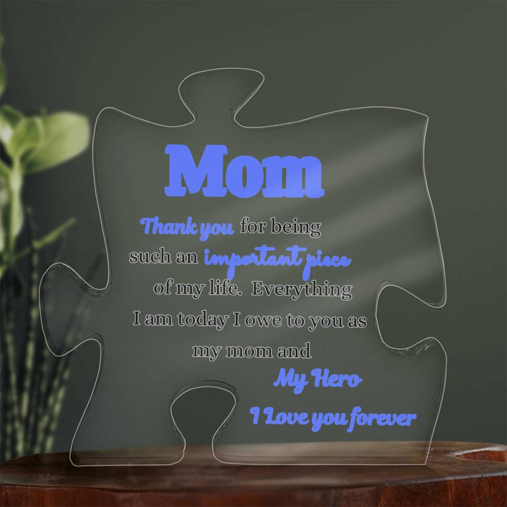 Mom Acrylic Plaque