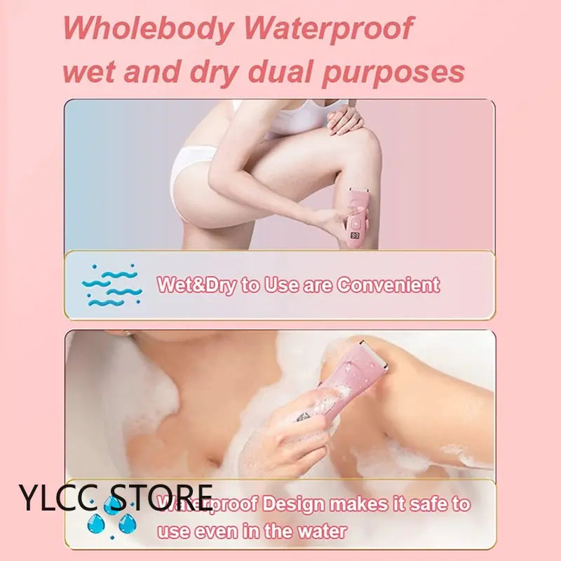 Waterproof Electric Hair Removal Shaver